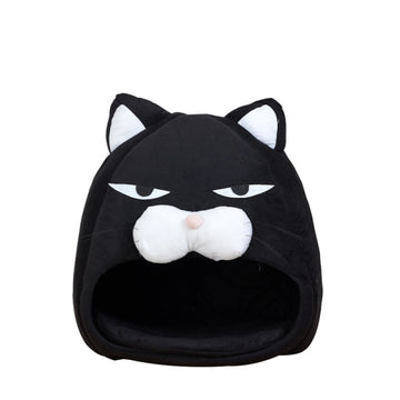 Cartoon Cat Bed House Winter Warm Fleece Washable Soft Dog Nest Cat Cave Tent For Sleeping Waterproof Pets Sleep Bags Supplies daiiibabyyy